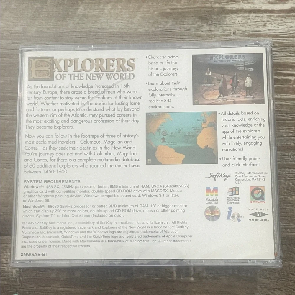 NWT Explorers of the New World CD-ROM